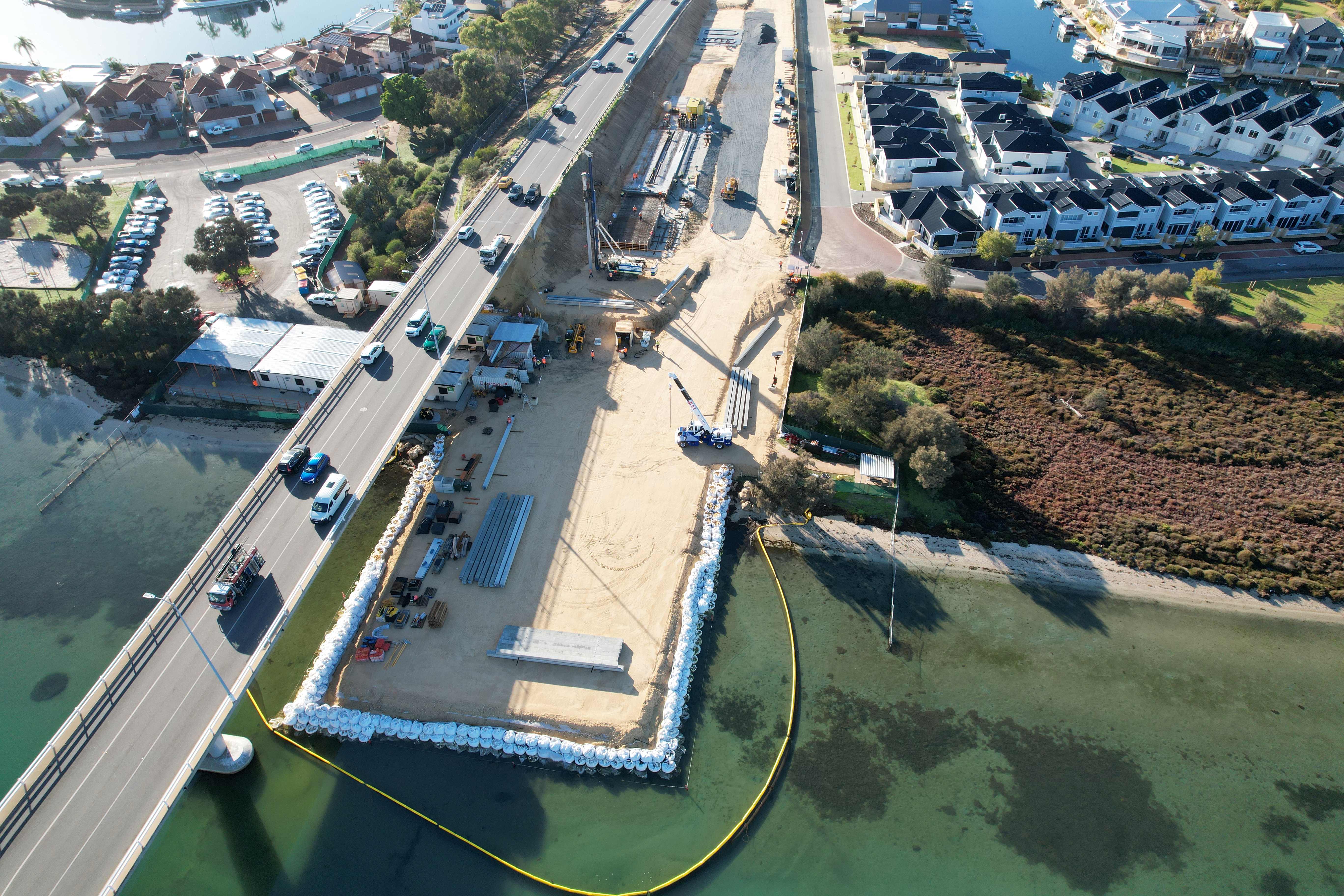 Mandurah Estuary Bridge Duplication Project, July Construction Update Main Image