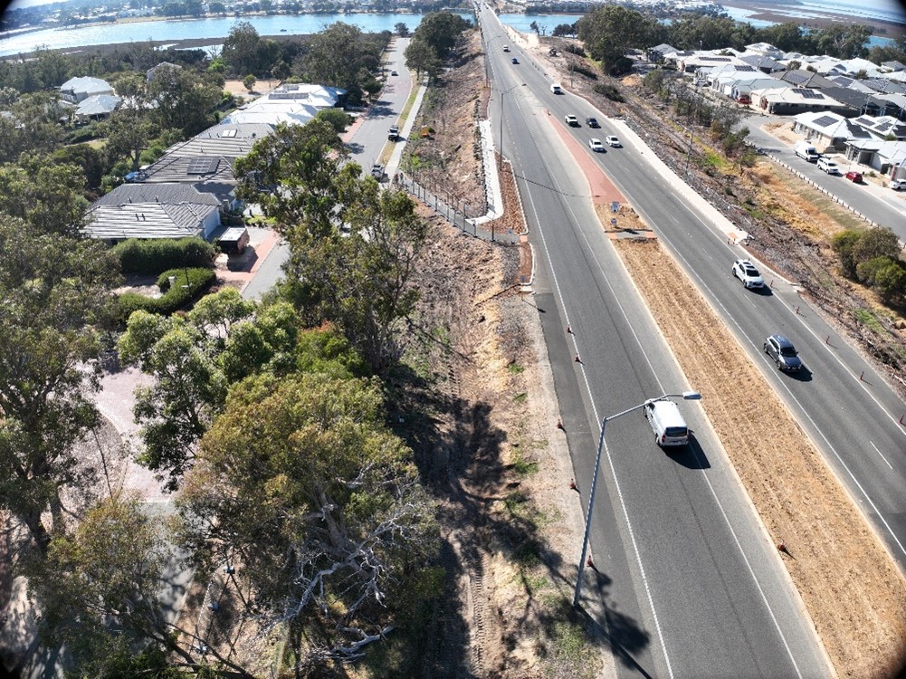 Mandurah Estuary Bridge Duplication Project, April Construction Update Main Image